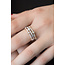 3-row Diamond Statement Ring 1.03 ctw