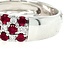 Ruby (1.48ctw) And Diamond (0.38 ctw) Ring White Gold