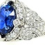 Ceylon Sapphire and diamond Ring (7.31 ctw)