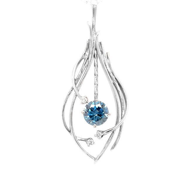 Blue Diamond Pendant by Terry Quinn