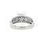 Diamond (0.75 ctw) double prong look setting,14k white gold