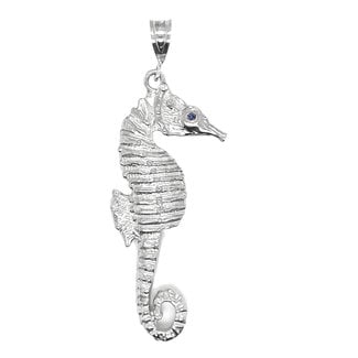 Silver Seahorse Pendant