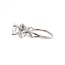 Diamond (0.33 ctw) marquise accented setting, 14k white gold 3.4 gr