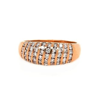 18K Yellow Gold with Diamond Ring,  (0.50 ctw)
