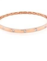 Diamond (0.52ctw) bangle bracelet 14k yellow gold
