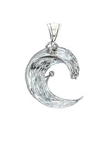 TQ Original diamond (0.05 ct) "Wave" pendant, sterling silver