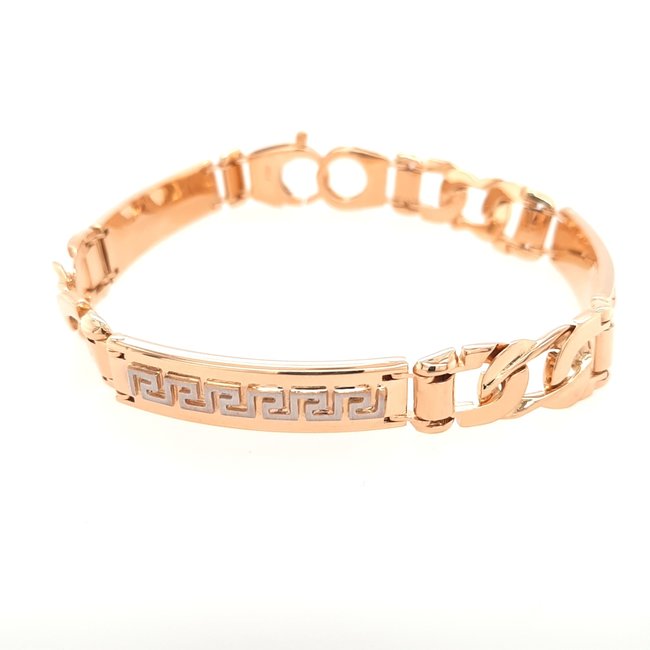 18k Solid Gold Fill Mens Bracelet With Double Buckle And Four Sided  Grinding 12mm Hip Hop Jewelry Chain, 21cm Width From Wyd998, $27.04 |  DHgate.Com