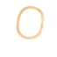 Woven flat link bracelet 18k yellow gold 3.7gr