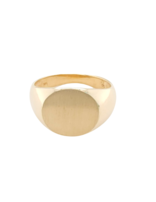 14k yellow gold men's signet ring 4.2gr size 8.5