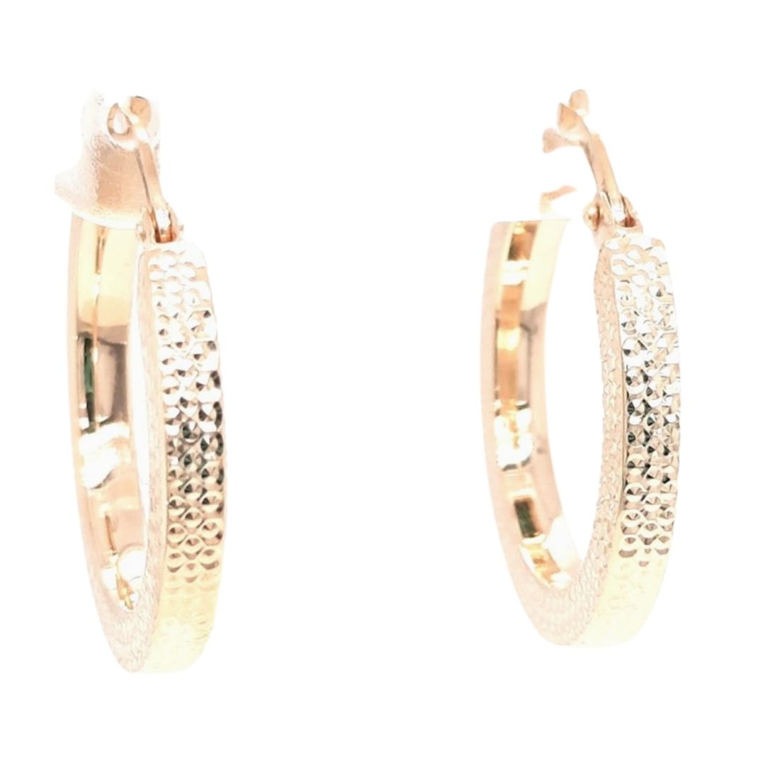 Square Hoop Earrings Quinn's Goldsmith