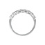 Diamond (0.75 ctw) 7 stone band, 14k white gold 2.9 gr