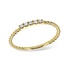Diamond (0.10ctw) stackable ring, 14k yellow gold