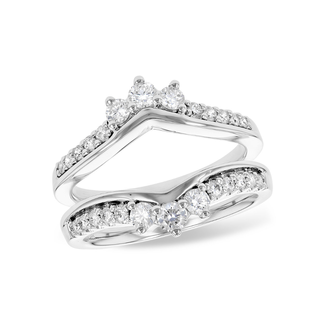 Custom Diamond Ring Guard with White Gold  Jewelry by Johan - 11.75 / 14k  White Gold - Jewelry by Johan