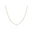 Diamond (0.25ctw) by the yard necklace, bezel set,  14kt yellow gold