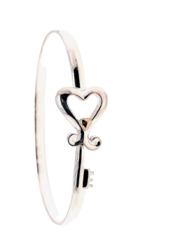 Key To Heart bracelet, 4mm