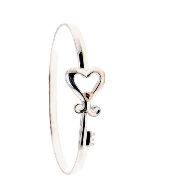 Key To Heart bracelet, 4mm