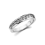 Diamond (0.75 ctw) channel set band 14k white gold 3.4 gr