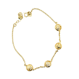 18k Yellow Gold Designer-Inspired Bangle Bracelet – Exeter Jewelers
