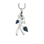 TQ Original sapphire "Embrace" pendant, sterling silver, chain sold separately