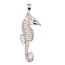 Silver Seahorse Pendant