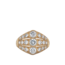 Diamond (1.63 ctw) vintage style ring, 14k yellow gold