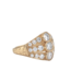 Diamond (1.63 ctw) vintage style ring, 14k yellow gold