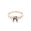 Diamond (0.50 ctw) semi-mount 14k rose gold 3.9 gr