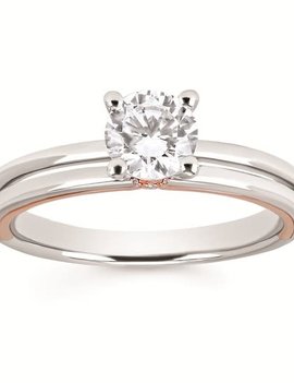 Classic Diamond Semi Mount Engagement Ring in 14K Gold