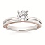 0.05Ctw. Diamond Semi Mount 14K Gold RG WG