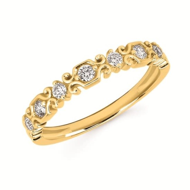 1/4 Ctw. Diamond Fashion Ring In 14K  yellow Gold