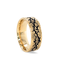 Crown of Thorns men's band 14k yellow gold