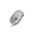 Diamond (0.96 ctw) channel set milgrain band 14k white gold