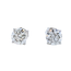 Diamond (1.32 ctw) round stud earrings 14k white gold