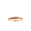 Diamond (0.18 ctw) channel set band 14k rose gold