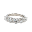 Diamond (3.0 ctw) 5 stone band 18k white gold