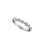 Diamond (1.24 ctw) prong set 9 stone band 14k white gold