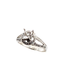 Diamond (0.36 ctw) split shank halo setting 14k white gold