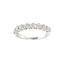 Diamond (0.53 ctw) alternating round band 14k white gold