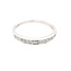 Diamond (0.18 ctw) channel set band 14k white gold