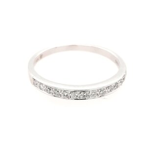 Diamond (0.17 ctw) channel set band 14k white gold