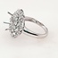 Diamond (1.63 ctw) round and baguette setting 14k white gold