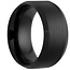 8mm black ceramic bevel satin finish center & high polish edges sz 11.5