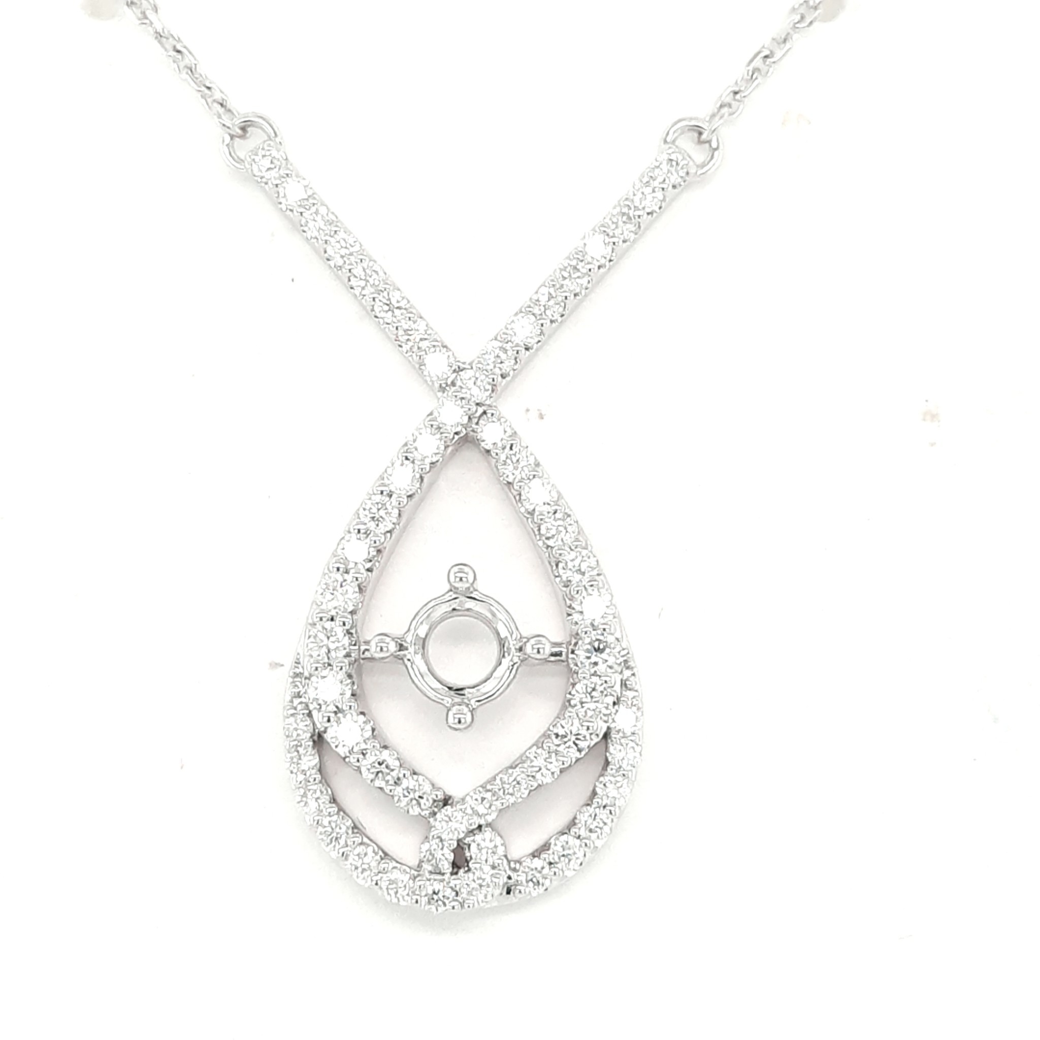 Dance 9ct White Gold Diamond Pendant | 0104699 | Beaverbrooks the Jewellers