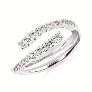 3/8 Ctw. Diamond Bridal Insert 14k white gold 3.0 gr