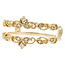 Diamond (0.08 ctw) vintage ring guard 14k yellow gold