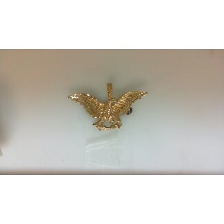 14k yellow gold eagle pendant 4.4 gr