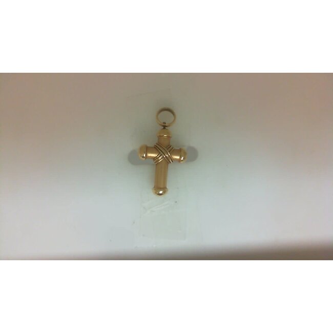 18K yellow gold cross pendant 4.5 gr