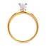 Diamond (0.14 ctw) tapered channel setting, 14k yellow gold