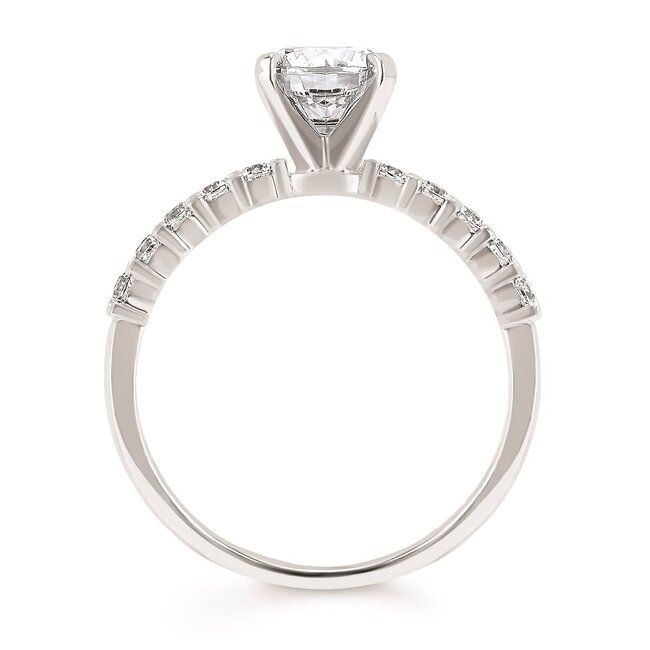 1/2 Ctw. Diamond Semi Mount 14K Gold 3.6 gr