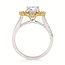 1/5 Ctw. Diamond Semi Mount  in 14K yellow and white gold 3.7 gr